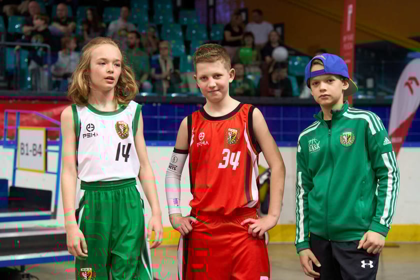 Mecz koszykówki Śląsk Wrocław - Sokół Łańcut, Hala Orbita, 27.04.2024