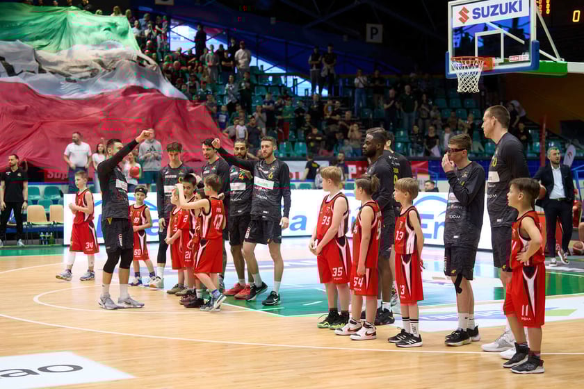 Mecz koszykówki Śląsk Wrocław - Sokół Łańcut, Hala Orbita, 27.04.2024