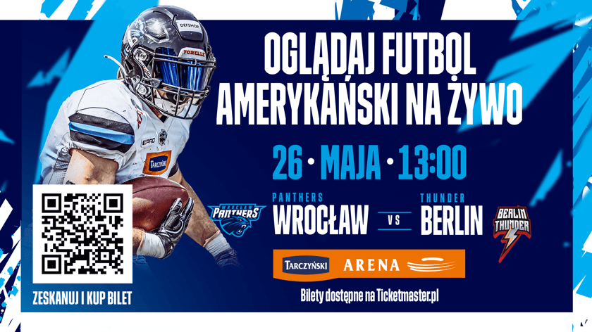 Futboliści Panthers Wrocław rozpoczną sezon 26 maja na Tarczyński Arenie