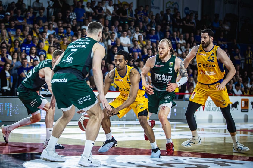 Stal Ostrów - Śląsk Wrocław 81:83, mecz 5., 15 maja 2024