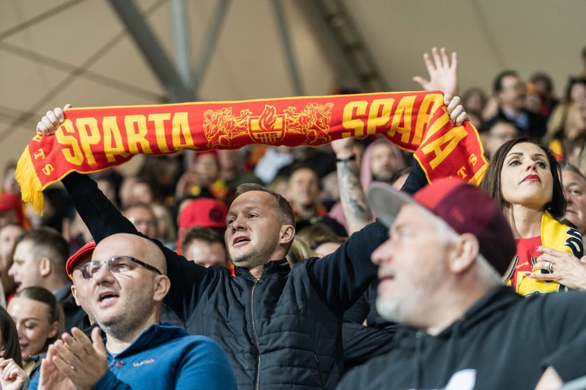 Kibice podczas meczu Betard Sparta Wrocław - Unia Leszno