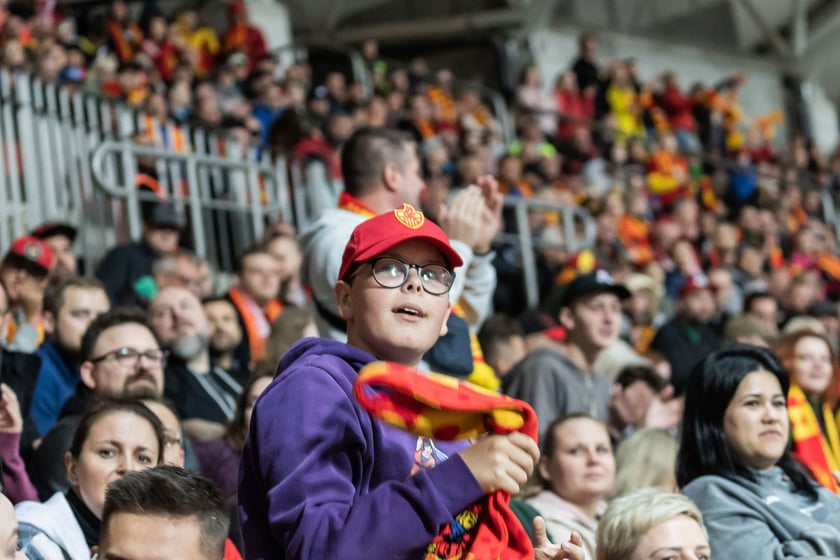 Kibice podczas meczu Betard Sparta Wrocław - Unia Leszno