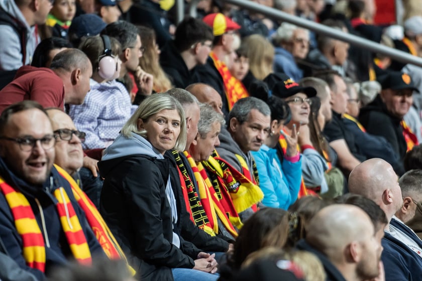 Kibice podczas meczu Betard Sparta Wrocław - Unia Leszno