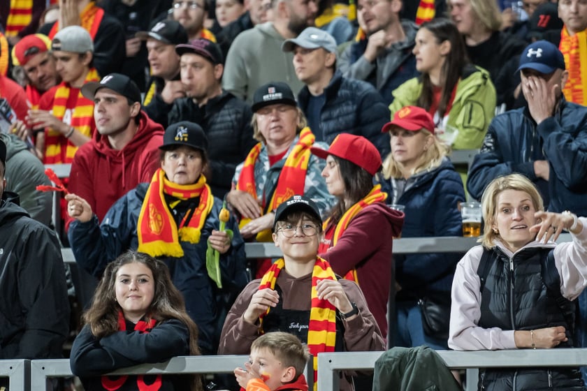 Kibice podczas meczu Betard Sparta Wrocław - Unia Leszno