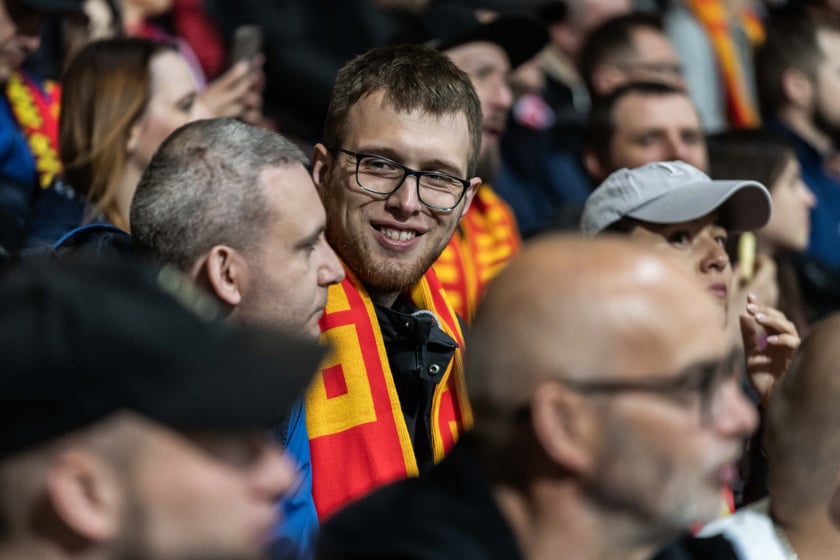 Kibice podczas meczu Betard Sparta Wrocław - Unia Leszno