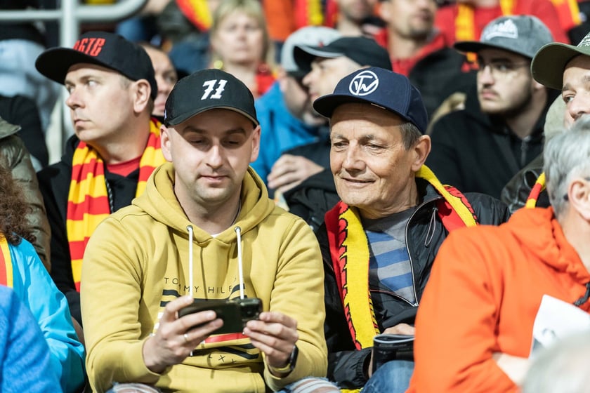 Kibice podczas meczu Betard Sparta Wrocław - Unia Leszno