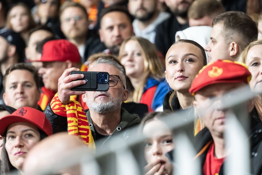 Kibice podczas meczu Betard Sparta Wrocław - Unia Leszno