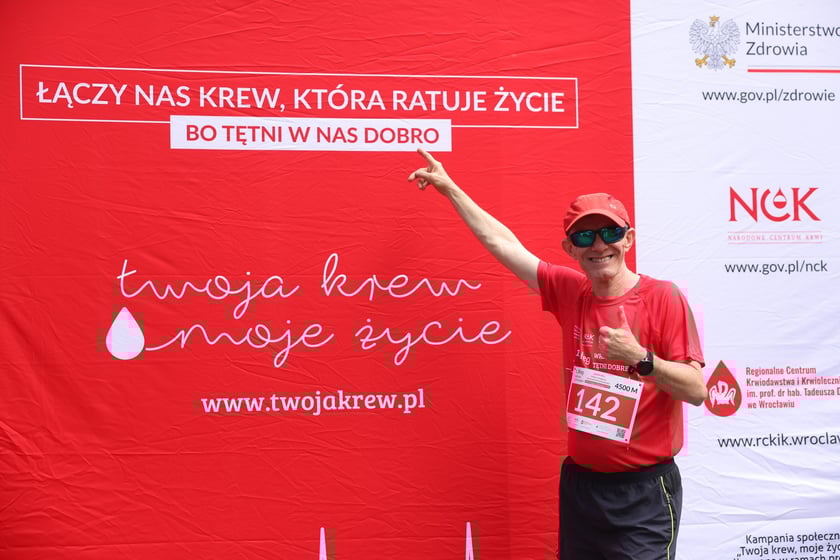 „Wrocław tętni dobrem” – I bieg promujący honorowe krwiodawstwo we Wrocławiu - zdjęcia uczestników