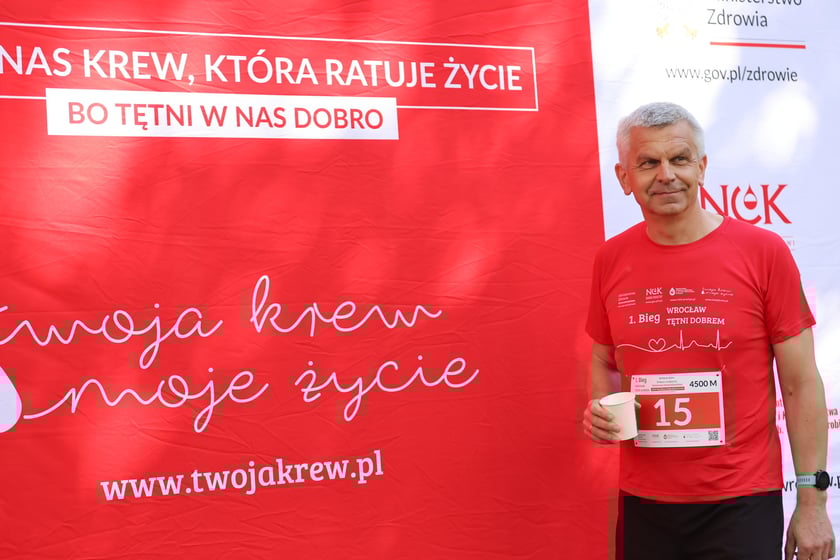 „Wrocław tętni dobrem” – I bieg promujący honorowe krwiodawstwo we Wrocławiu - zdjęcia uczestników