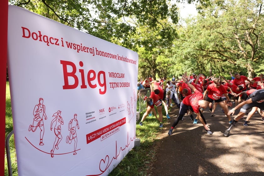 „Wrocław tętni dobrem” – I bieg promujący honorowe krwiodawstwo we Wrocławiu - zdjęcia uczestników