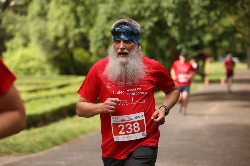 „Wrocław tętni dobrem” – I bieg promujący honorowe krwiodawstwo we Wrocławiu - zdjęcia uczestników