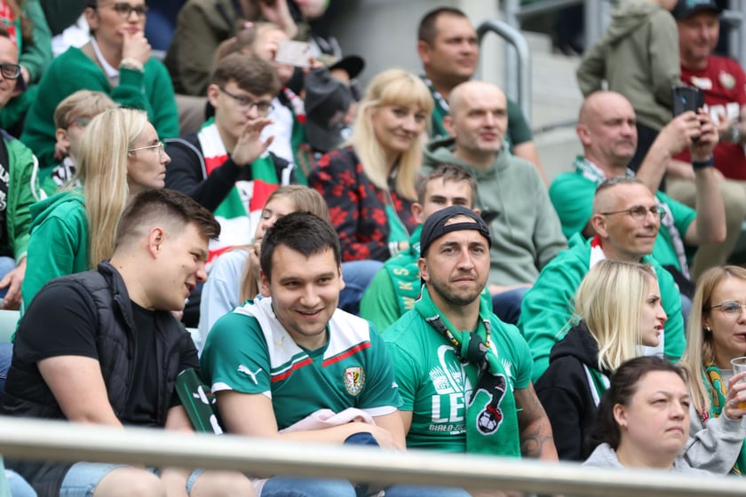 Śląsk Wrocław - Radomiak Radom. Zdjęcia kibiców oraz z meczu.