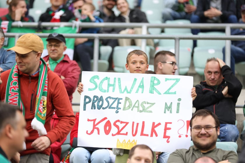 Śląsk Wrocław - Radomiak Radom. Zdjęcia kibiców oraz z meczu.