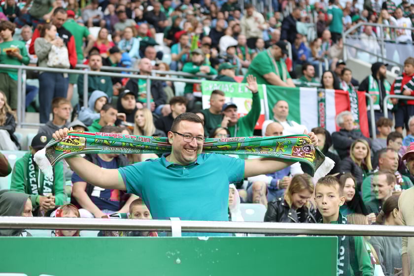 Śląsk Wrocław - Radomiak Radom. Zdjęcia kibiców oraz z meczu.