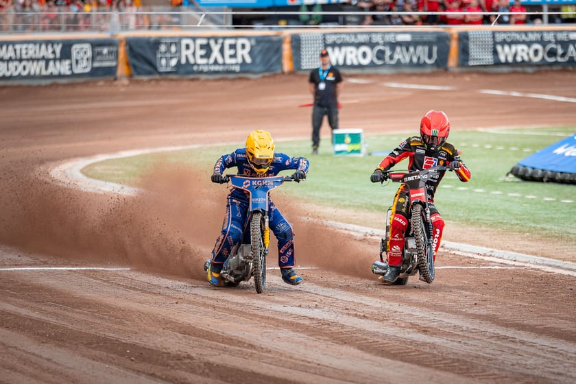 Kibice na meczu Sparta Wrocław - Stal Gorzów Wielkopolski 26 maja na Olimpijskim