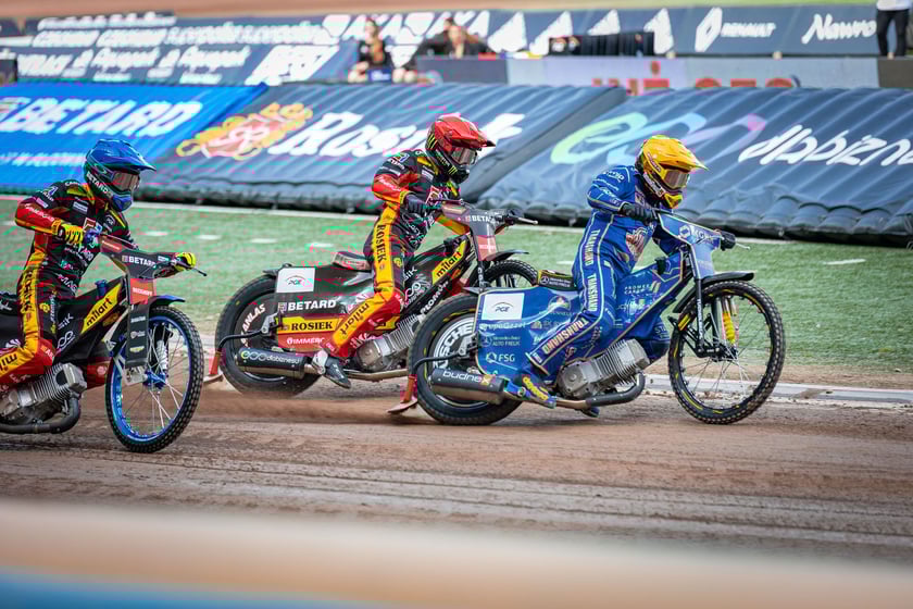 Kibice na meczu Sparta Wrocław - Stal Gorzów Wielkopolski 26 maja na Olimpijskim
