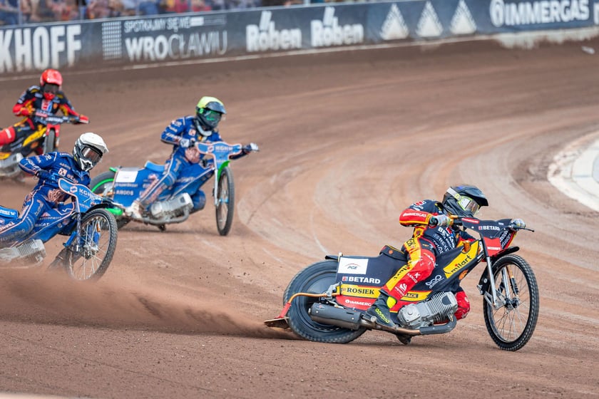 Kibice na meczu Sparta Wrocław - Stal Gorzów Wielkopolski 26 maja na Olimpijskim