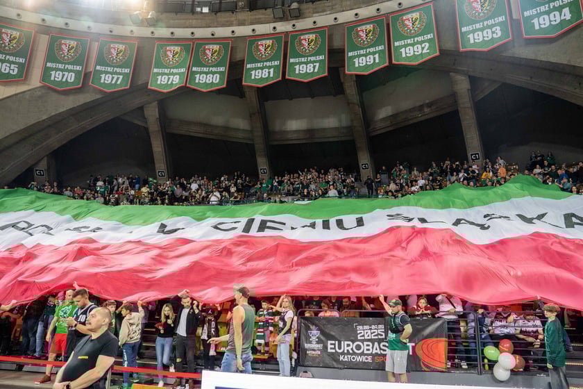 Mecz Śląsk Wrocław - Spójnia Stargard w Hali Stulecia 4 czerwca