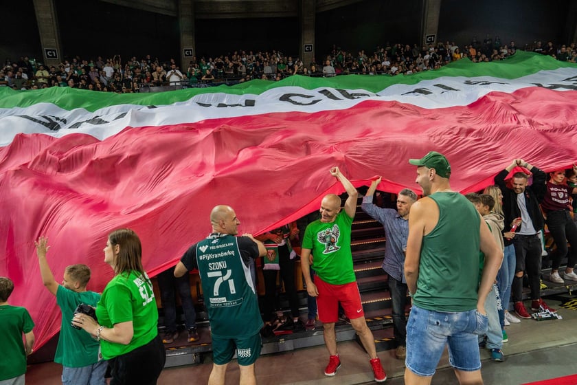 Mecz Śląsk Wrocław - Spójnia Stargard w Hali Stulecia 4 czerwca