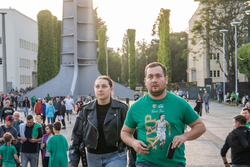 Mecz Śląsk Wrocław - Spójnia Stargard w Hali Stulecia 4 czerwca
