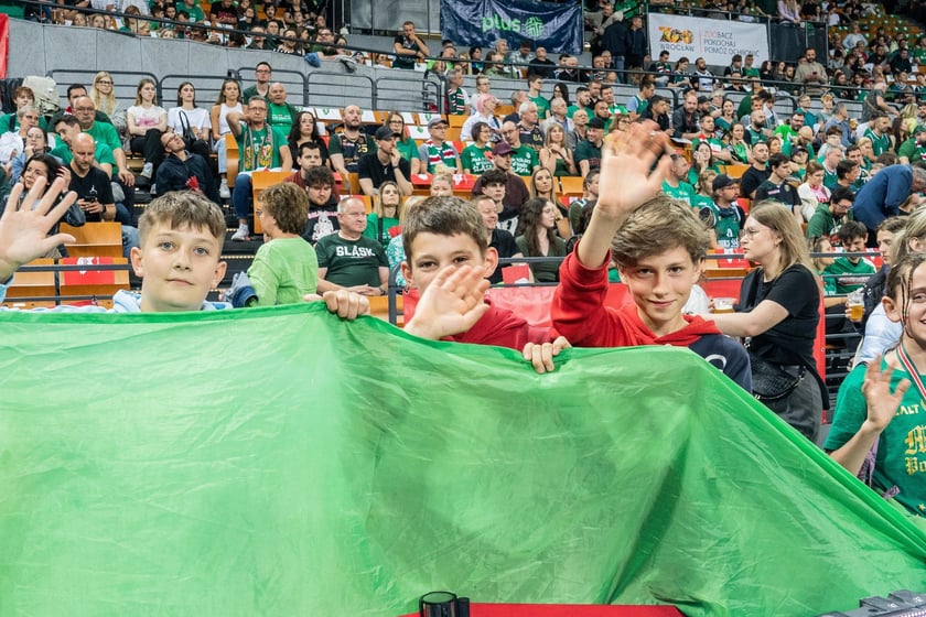 Mecz Śląsk Wrocław - Spójnia Stargard w Hali Stulecia 4 czerwca