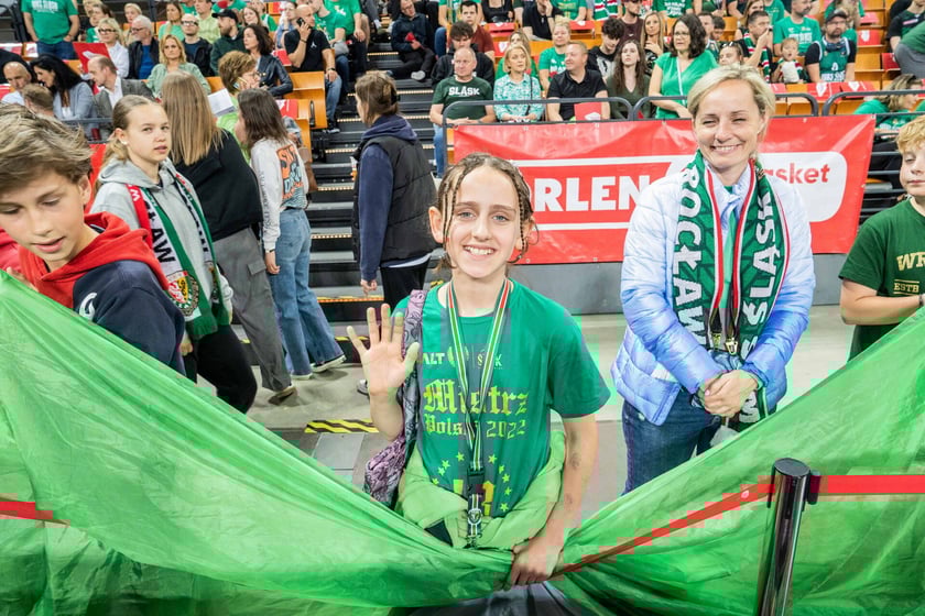 Mecz Śląsk Wrocław - Spójnia Stargard w Hali Stulecia 4 czerwca
