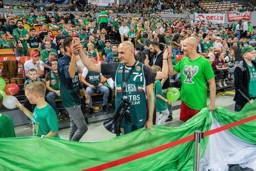 Mecz Śląsk Wrocław - Spójnia Stargard w Hali Stulecia 4 czerwca