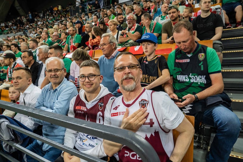 Mecz Śląsk Wrocław - Spójnia Stargard w Hali Stulecia 4 czerwca