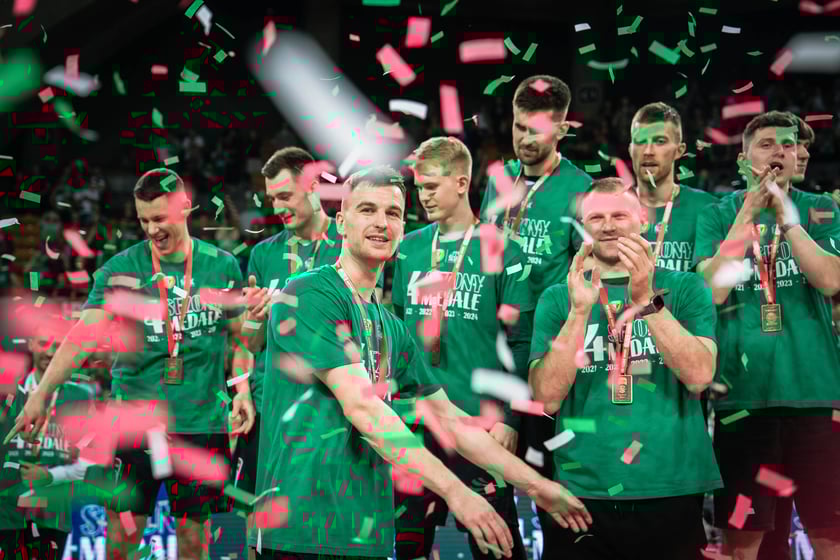 Mecz Śląsk Wrocław - Spójnia Stargard w Hali Stulecia 4 czerwca