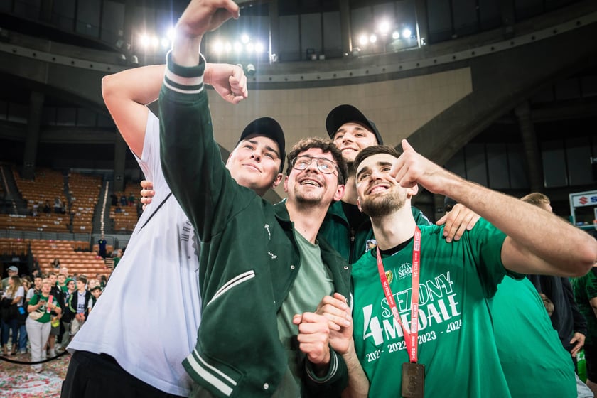 Mecz Śląsk Wrocław - Spójnia Stargard w Hali Stulecia 4 czerwca