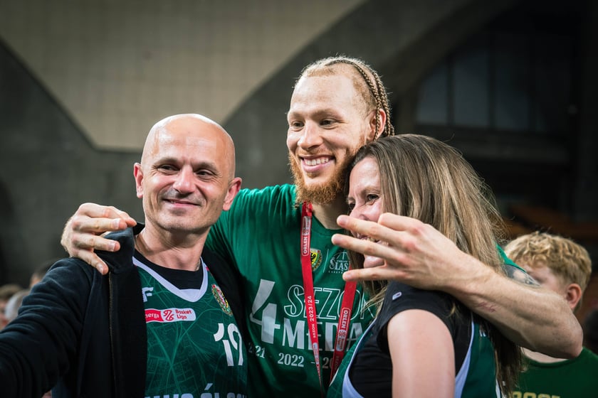 Mecz Śląsk Wrocław - Spójnia Stargard w Hali Stulecia 4 czerwca