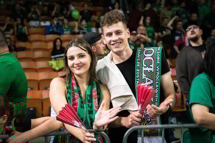 Mecz Śląsk Wrocław - Spójnia Stargard w Hali Stulecia 4 czerwca
