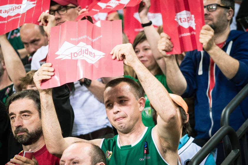 Mecz Śląsk Wrocław - Spójnia Stargard w Hali Stulecia 4 czerwca