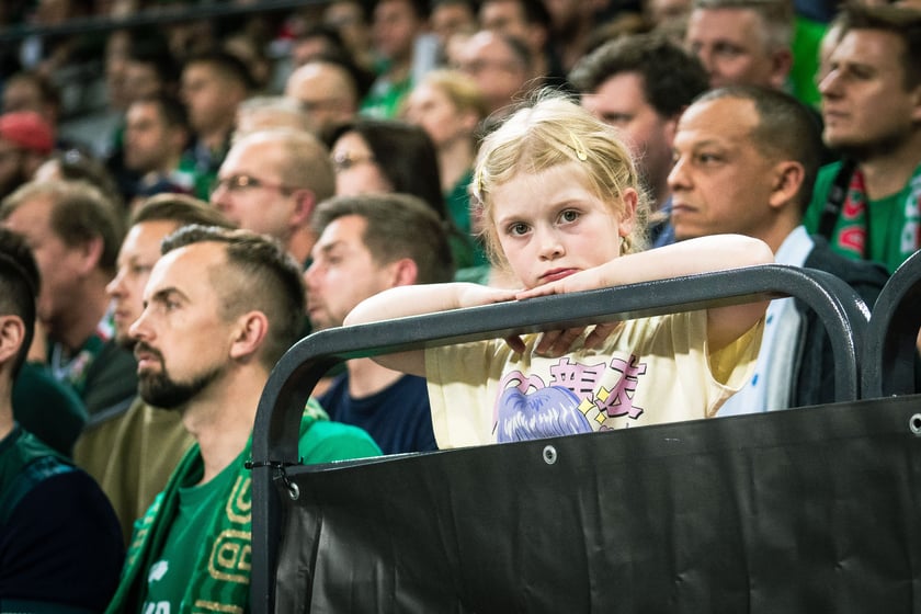 Mecz Śląsk Wrocław - Spójnia Stargard w Hali Stulecia 4 czerwca