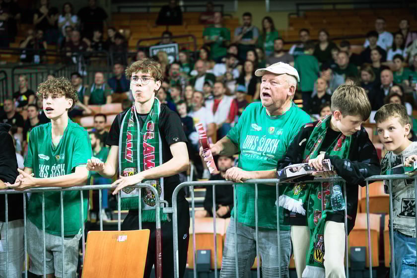 Mecz Śląsk Wrocław - Spójnia Stargard w Hali Stulecia 4 czerwca