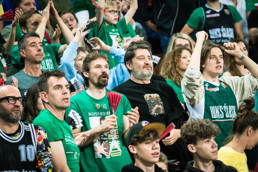 Mecz Śląsk Wrocław - Spójnia Stargard w Hali Stulecia 4 czerwca