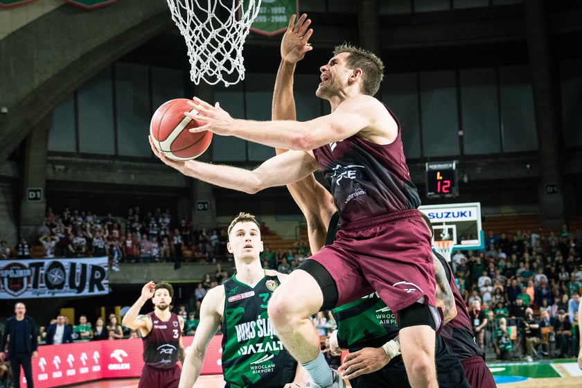 Mecz Śląsk Wrocław - Spójnia Stargard w Hali Stulecia 4 czerwca