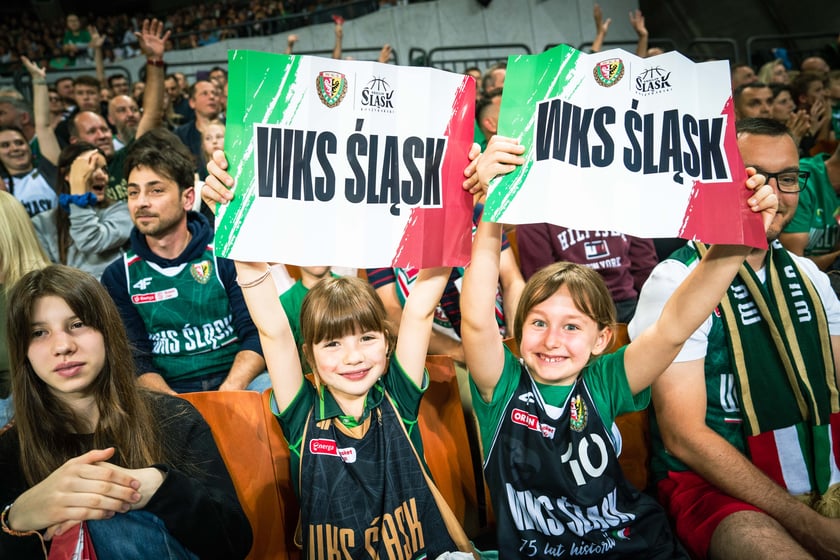 Mecz Śląsk Wrocław - Spójnia Stargard w Hali Stulecia 4 czerwca
