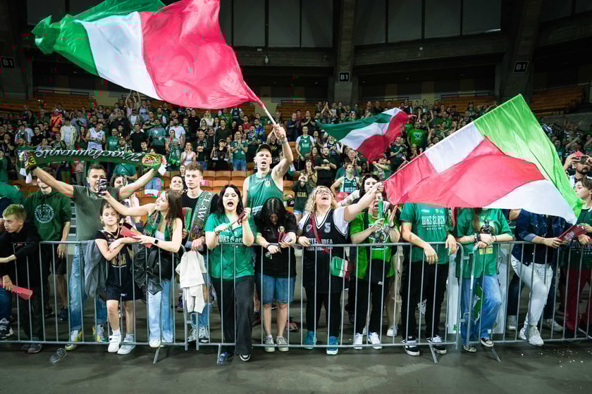 Mecz Śląsk Wrocław - Spójnia Stargard w Hali Stulecia 4 czerwca