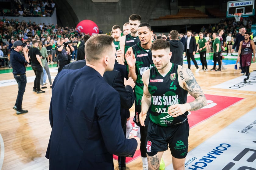 Mecz Śląsk Wrocław - Spójnia Stargard w Hali Stulecia 4 czerwca