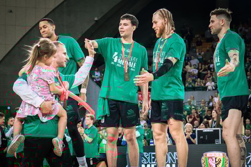 Mecz Śląsk Wrocław - Spójnia Stargard w Hali Stulecia 4 czerwca