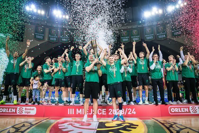 Mecz Śląsk Wrocław - Spójnia Stargard w Hali Stulecia 4 czerwca