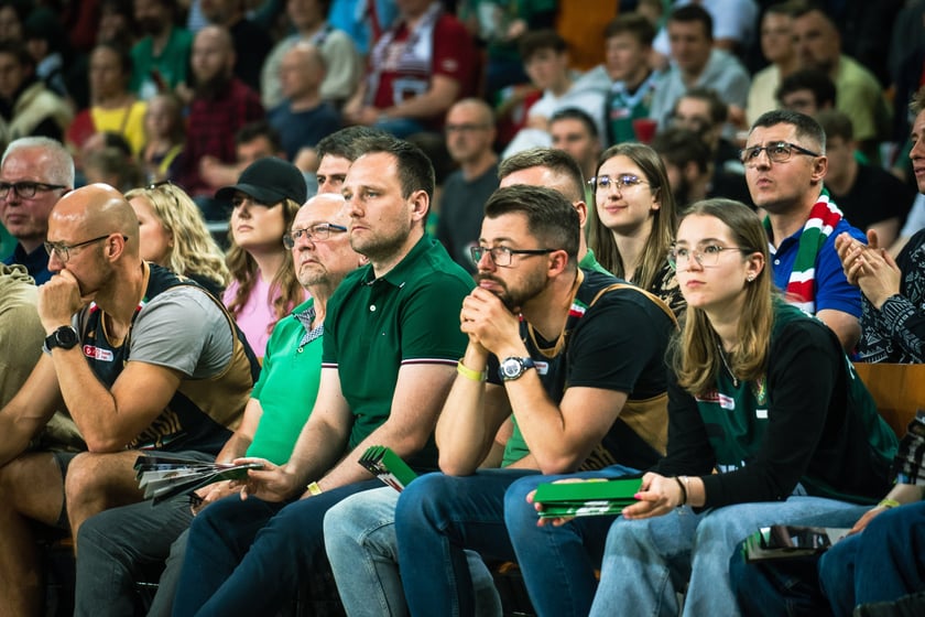 Mecz Śląsk Wrocław - Spójnia Stargard w Hali Stulecia 4 czerwca