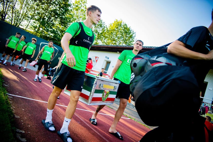 Obóz przygotowawczy piłkarzy Śląska Wrocław w Austrii. Zdjęcia z treningów