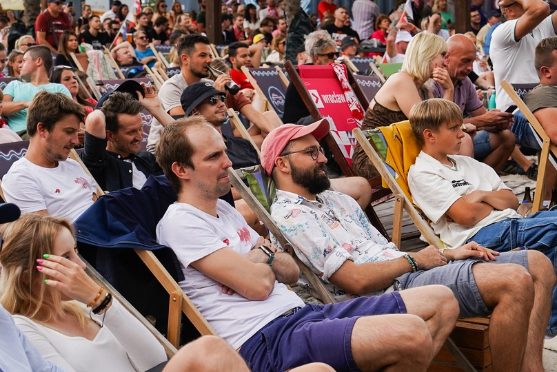 Strefa kibica Beach Bar w Porcie Węglowym