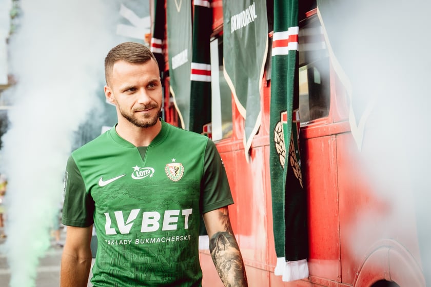 Oficjalna prezentacja pierwszego zespołu Śląska Wrocław. Plac Wolności we Wrocławiu