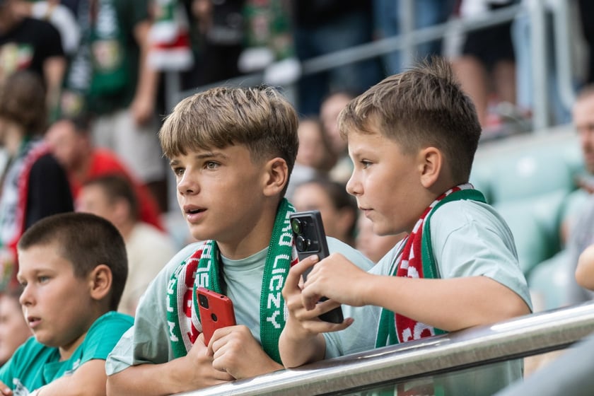Kibice na meczu Śląska z Rygą / 1 sierpnia 2024 / Tarczyński Arena