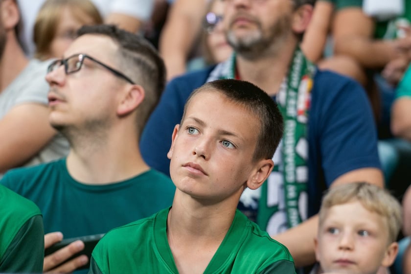 Kibice na meczu Śląska z Rygą / 1 sierpnia 2024 / Tarczyński Arena
