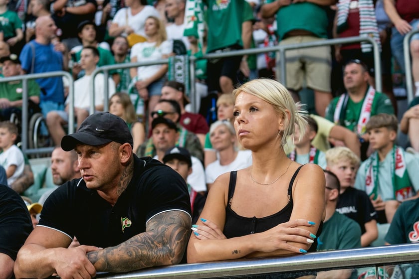 Kibice na meczu Śląska z Rygą / 1 sierpnia 2024 / Tarczyński Arena