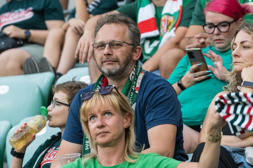 Kibice na meczu Śląska z Rygą / 1 sierpnia 2024 / Tarczyński Arena